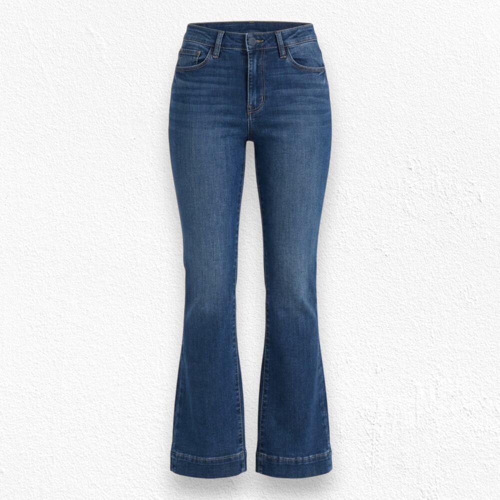 Articles of Society Dark Wash Chelsea Mid-Rise Slim Crop Bootcut Jeans Size 27